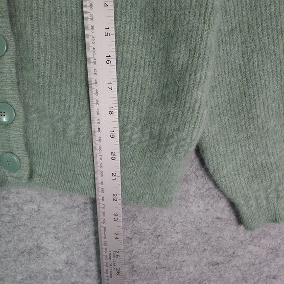 Sezane Othello Cardigan Green-Grey XS - Picture 11 of 11